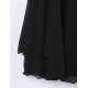 Women's Sexy / Beach Solid Skater Dress , V Neck Mini Polyester