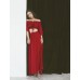 SINCE THENWomen's Solid Red / Black / Yellow Set,Boat Neck Long Sleeve