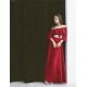 SINCE THENWomen's Solid Red / Black / Yellow Set,Boat Neck Long Sleeve