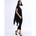 Women's Solid Blue / Red / Black / Green / Yellow / Purple Dress , Casual / Party Round Neck ? Length Sleeve